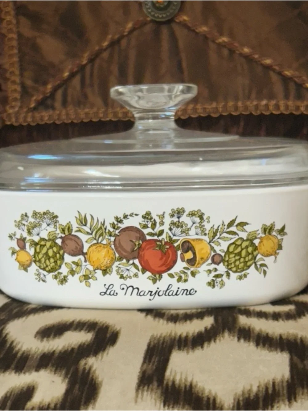 Vintage CorningWare Spice O’ Life La Marjolaine A-2-B 2 Qt Casserole w/ Lid